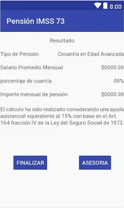 Pensión IMSS 73 screenshot 7