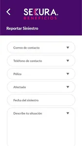 Sekura Beneficios screenshot 0