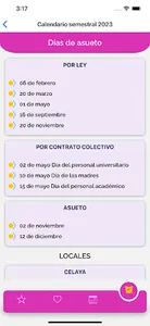 Calendario Académico UG screenshot 4