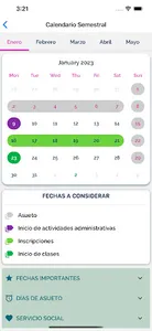 Calendario Académico UG screenshot 5