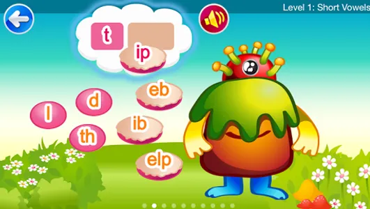 Howie Build Words Lite screenshot 1