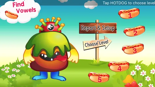 Howie Find Vowels screenshot 0