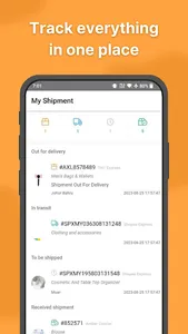 Tracking.my Package Tracker screenshot 1