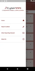 Cyber999 Mobile Application screenshot 1