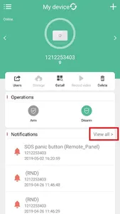Live Alarm Center screenshot 1