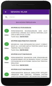 iTender MinDef screenshot 2
