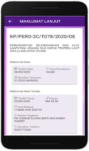 iTender MinDef screenshot 3