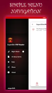 Super Slim - PDF Reader screenshot 1