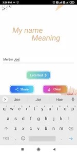 What is my name meaning screenshot 1