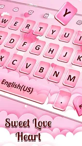 Sweet Love Heart Keyboard-Love screenshot 1