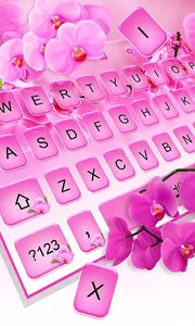 Lovely Pink Orchid Flowers Key screenshot 0