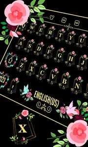 Vintage Classic Rose Keyboard screenshot 1