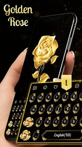 Golden Rose Keyboard screenshot 0
