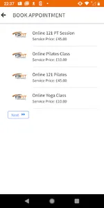 YBFIT Training screenshot 1