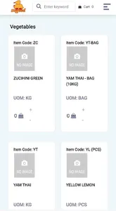 Myfood Supply App screenshot 1