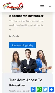 MyGoals Course Portal screenshot 1