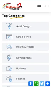 MyGoals Course Portal screenshot 2