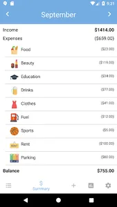 My Spending App screenshot 2