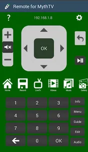 Remote for MythTV screenshot 0