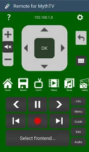 Remote for MythTV screenshot 1
