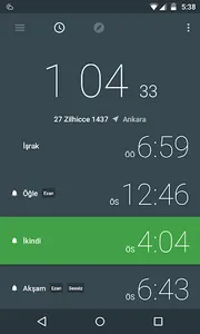 Prayer Times Turkey screenshot 5