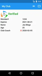 ECard: Signed Membership Cards screenshot 1