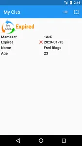 ECard: Signed Membership Cards screenshot 3