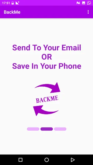 BackMe screenshot 1