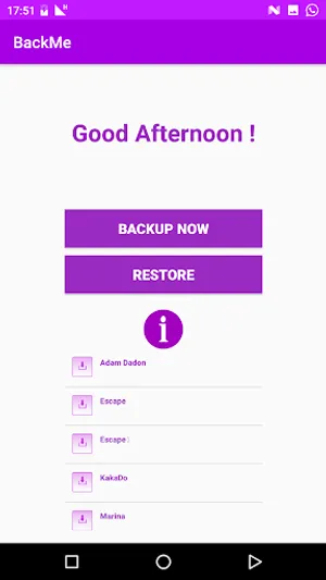 BackMe screenshot 3