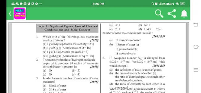 CHEMISTRY GUIDE & MCQS FOR NEE screenshot 8