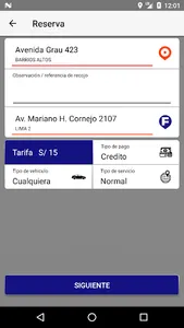 Taxi Pardo Cliente screenshot 3