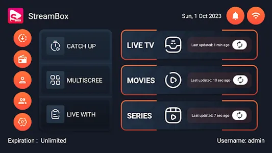 StreamBox - IPTV Player screenshot 1