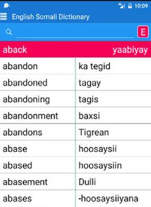 English Somali Dictionary screenshot 7