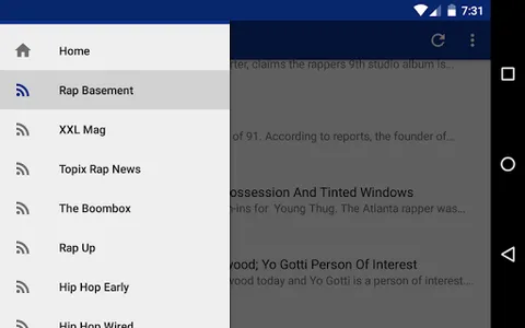 Hip Hop - Rap News RSS - Album screenshot 14