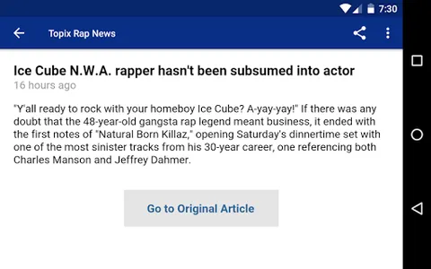 Hip Hop - Rap News RSS - Album screenshot 8