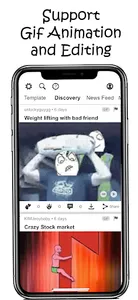 Memie, Meme Maker & Gif Editor screenshot 2