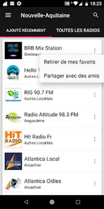 Stations Radio de Nouvelle-Aqu screenshot 4