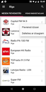 Riga Radio Stations - Latvia screenshot 1