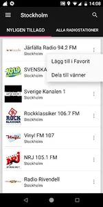 Stockholm Radio Stations - Swe screenshot 1