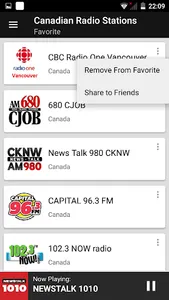 Canada Radio Stations FM/AM screenshot 5