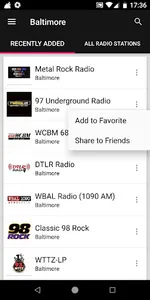 Baltimore Radio Stations - Mar screenshot 1