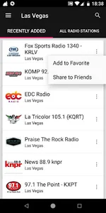 Las Vegas Radio Stations - Nev screenshot 1