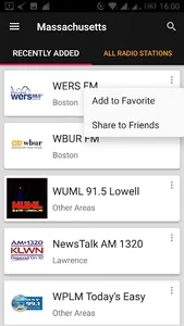 Massachusetts Radio Stations - screenshot 0