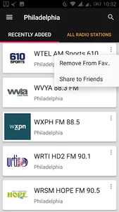 Philadelphia Radio Stations -  screenshot 4