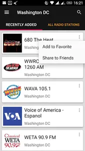 Washington DC Radio Stations - screenshot 0