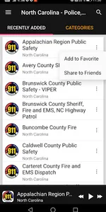 Police Scanner Radio - North C screenshot 1