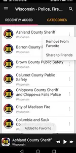 Police Scanner Radio - Wiscons screenshot 6