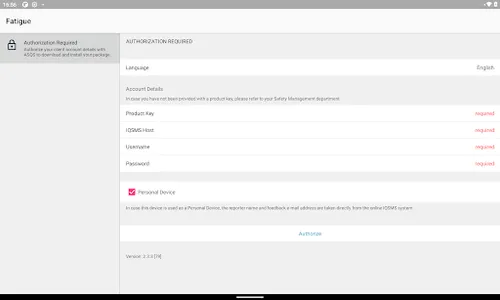 IQSMS Fatigue screenshot 6