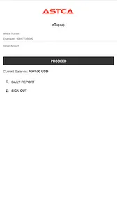 ASTCA eTopup (for Dealers) screenshot 1