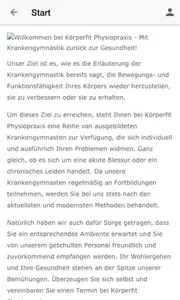 Körperfit Physiopraxis screenshot 1